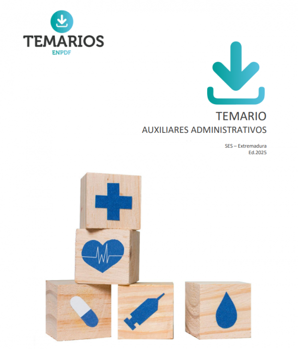 PACK Temario PDF Auxiliares Administrativos SES 2025