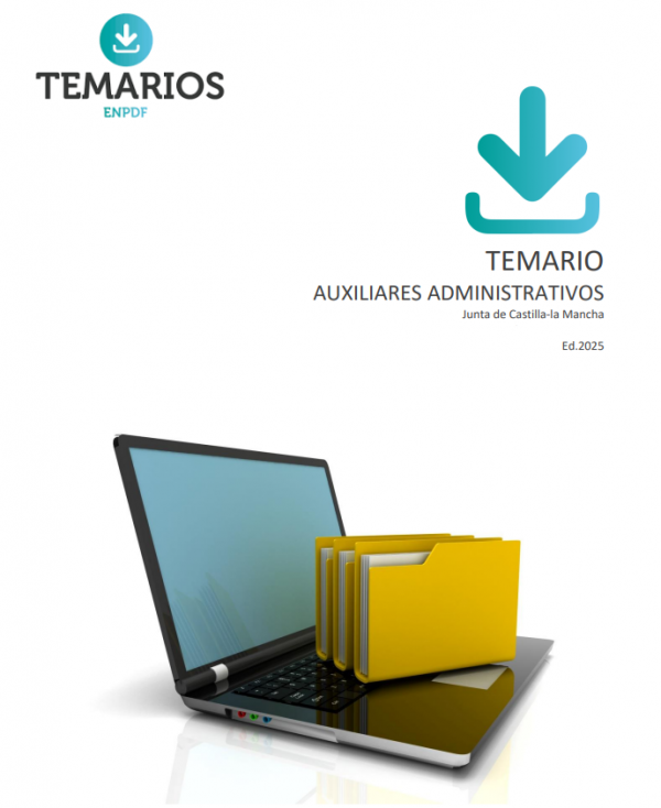 PACK Temario + Test Auxiliares Administrativos Junta de Castilla-La Mancha - Ed. 2025